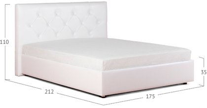 Кровать двуспальная Монблан Модель 383
